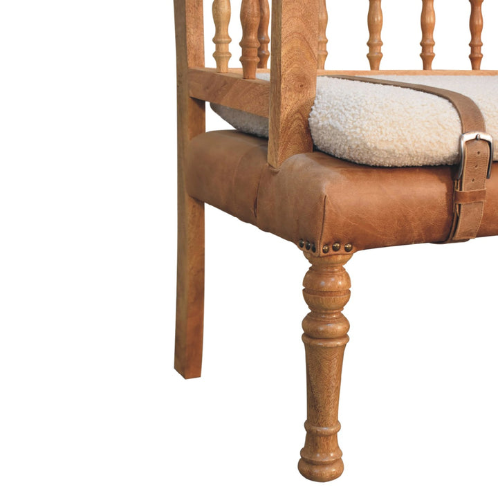 Strapped Hallway Bench - Smiddy Furniture