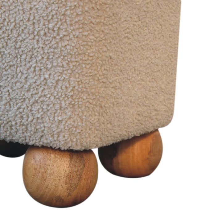 Serenity Footstool with Ball Feet-Smiddy Furniture