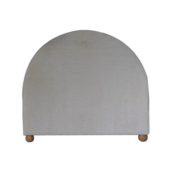 Cream Boucle Double Bed - Smiddy Furniture