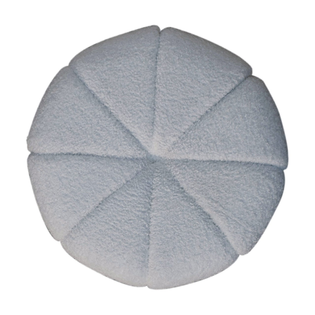 White Boucle Circus Footstool - Smiddy Furniture