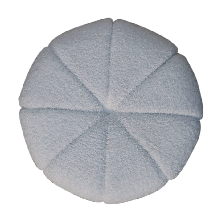 White Boucle Circus Footstool - Smiddy Furniture