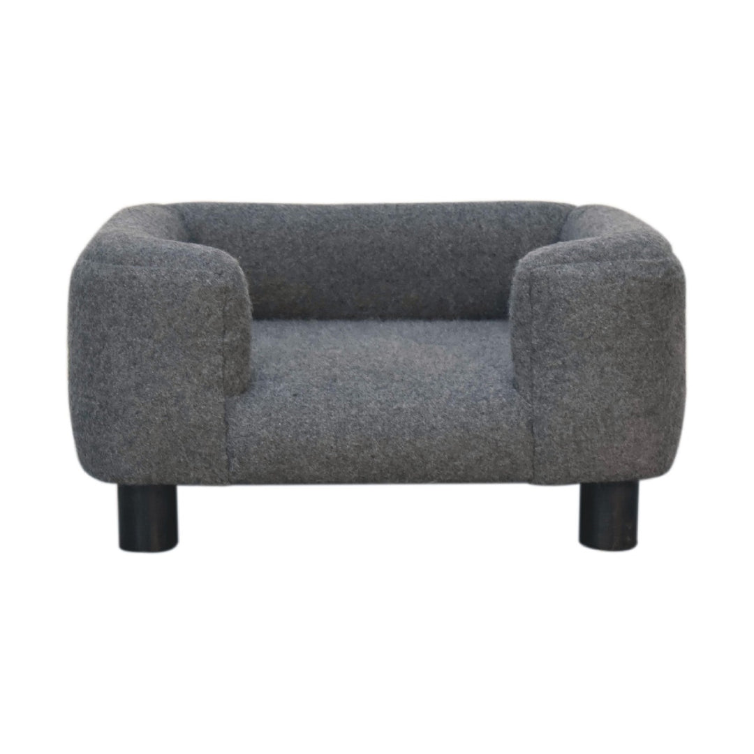 Mini Battleship Tweed Pet Sofa Bed-Smiddy Furniture