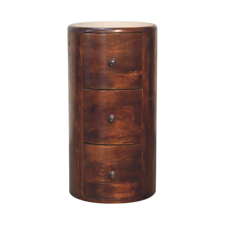 Chestnut Drum Chest - Smiddy Furniture