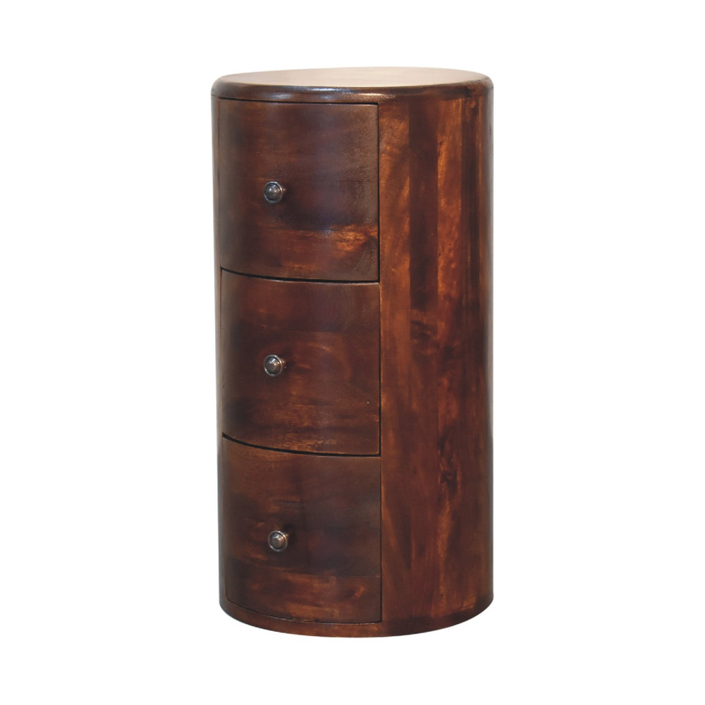 Chestnut Drum Chest - Smiddy Furniture