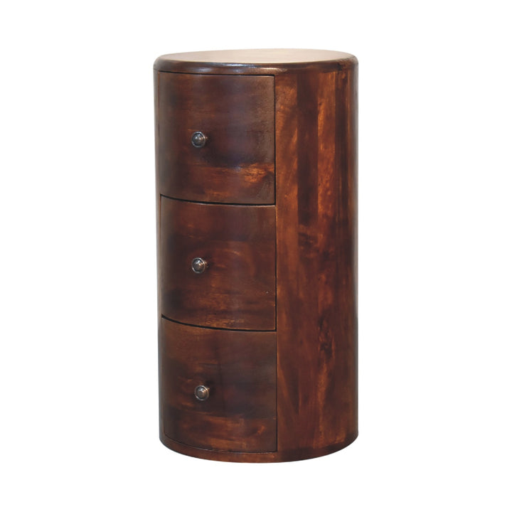 Chestnut Drum Chest - Smiddy Furniture