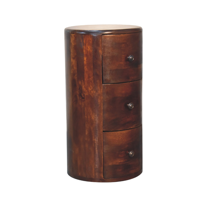 Chestnut Drum Chest - Smiddy Furniture