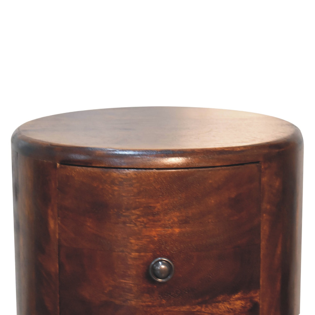 Chestnut Drum Chest - Smiddy Furniture