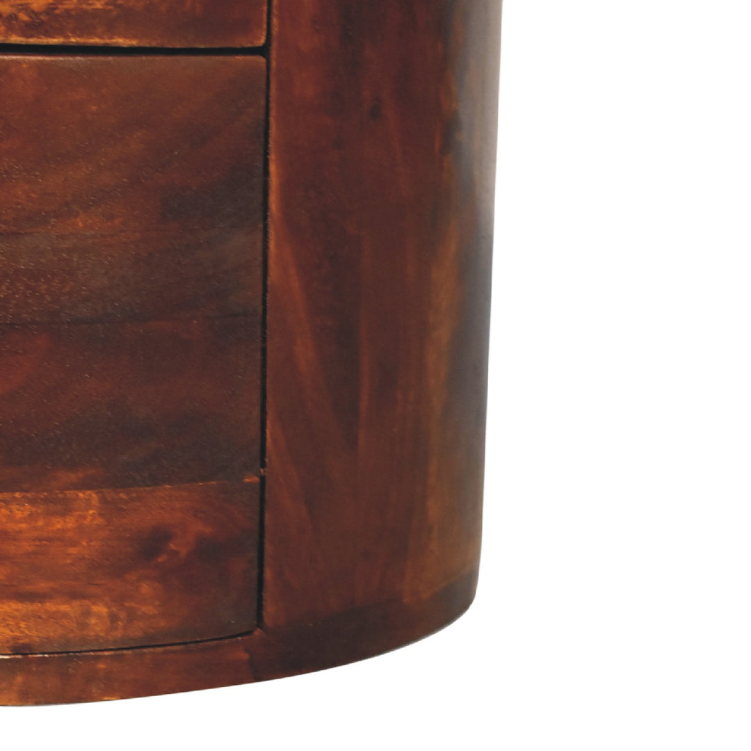 Chestnut Drum Chest - Smiddy Furniture