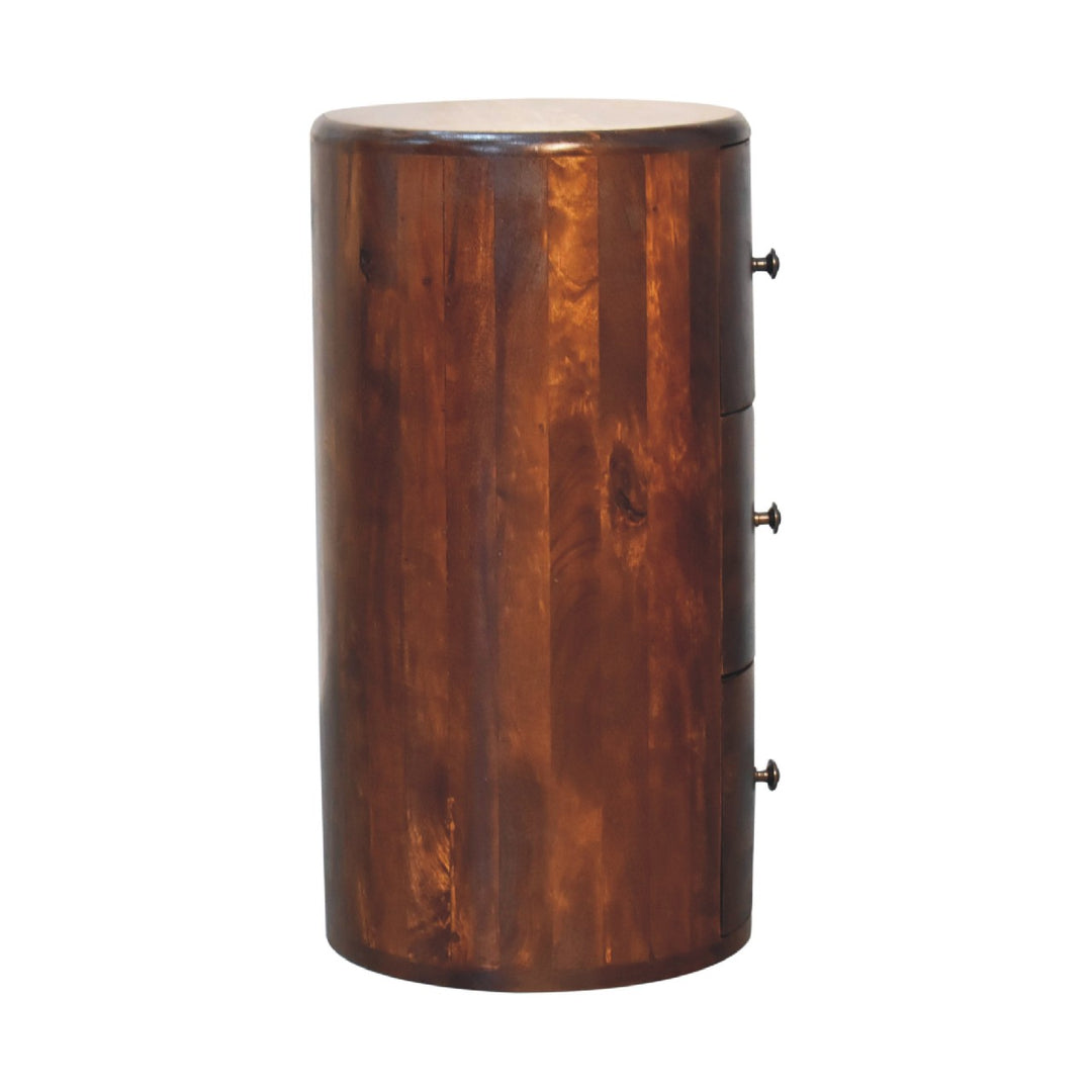Chestnut Drum Chest - Smiddy Furniture