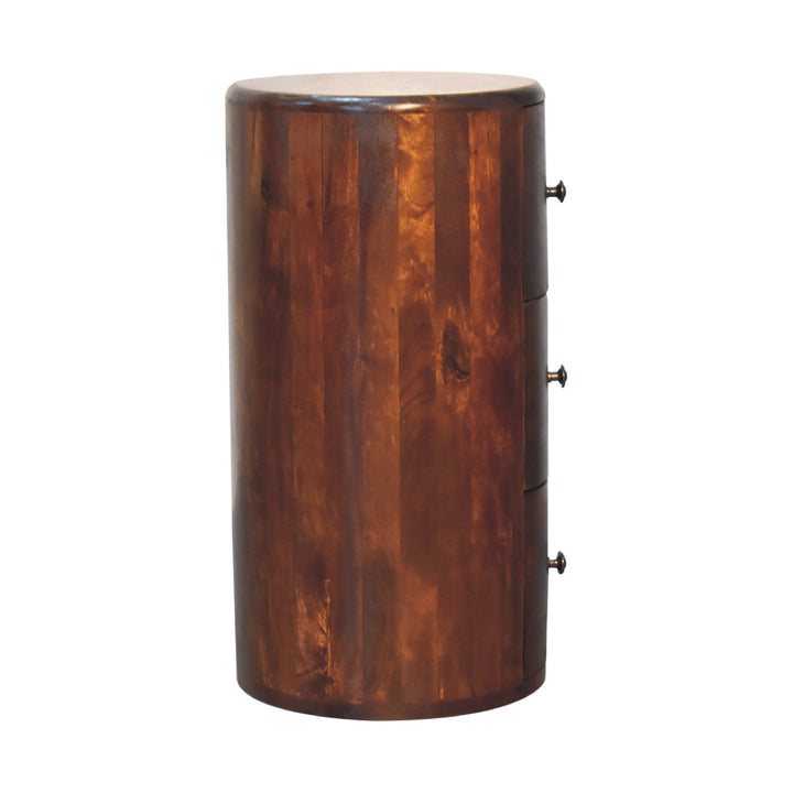 Chestnut Drum Chest - Smiddy Furniture