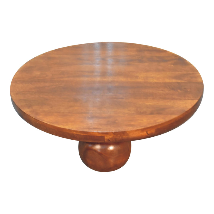 Chestnut Central Ball Table - Smiddy Furniture