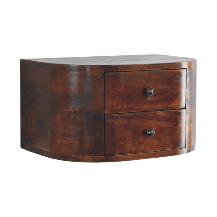 Lunar 2 Drawer Floating Bedside-Smiddy Furniture