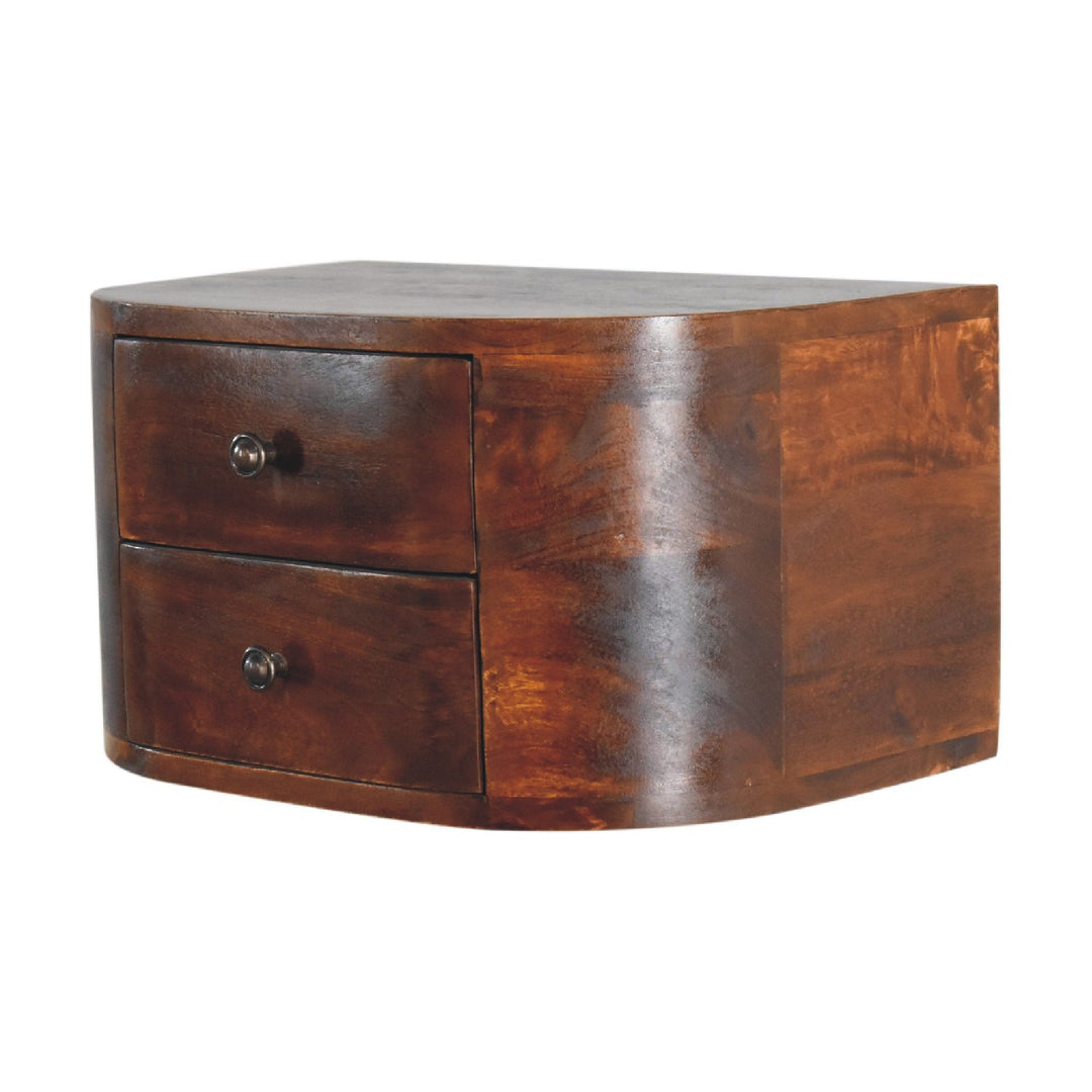 Lunar 2 Drawer Floating Bedside-Smiddy Furniture