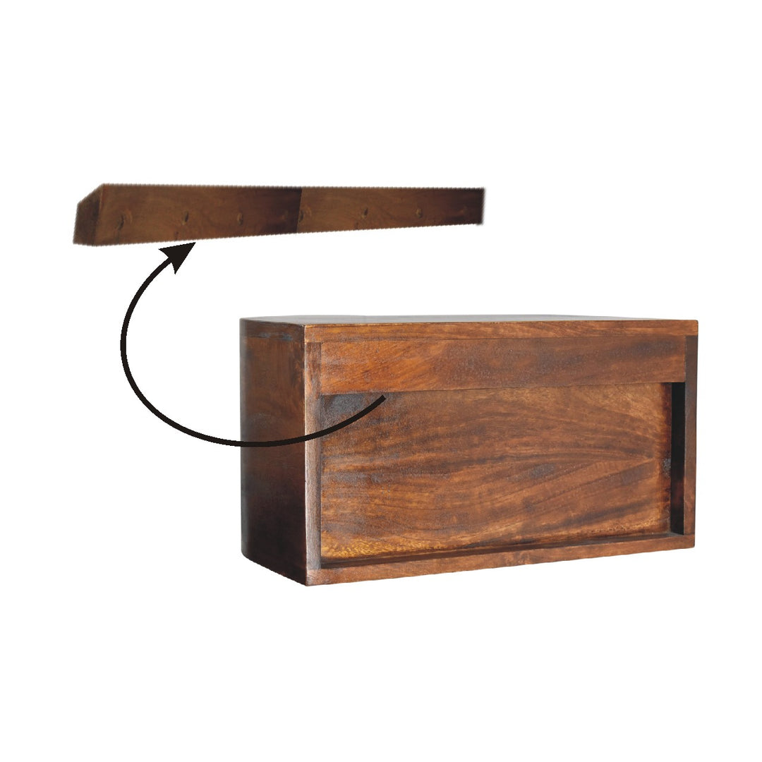 Lunar 2 Drawer Floating Bedside-Smiddy Furniture
