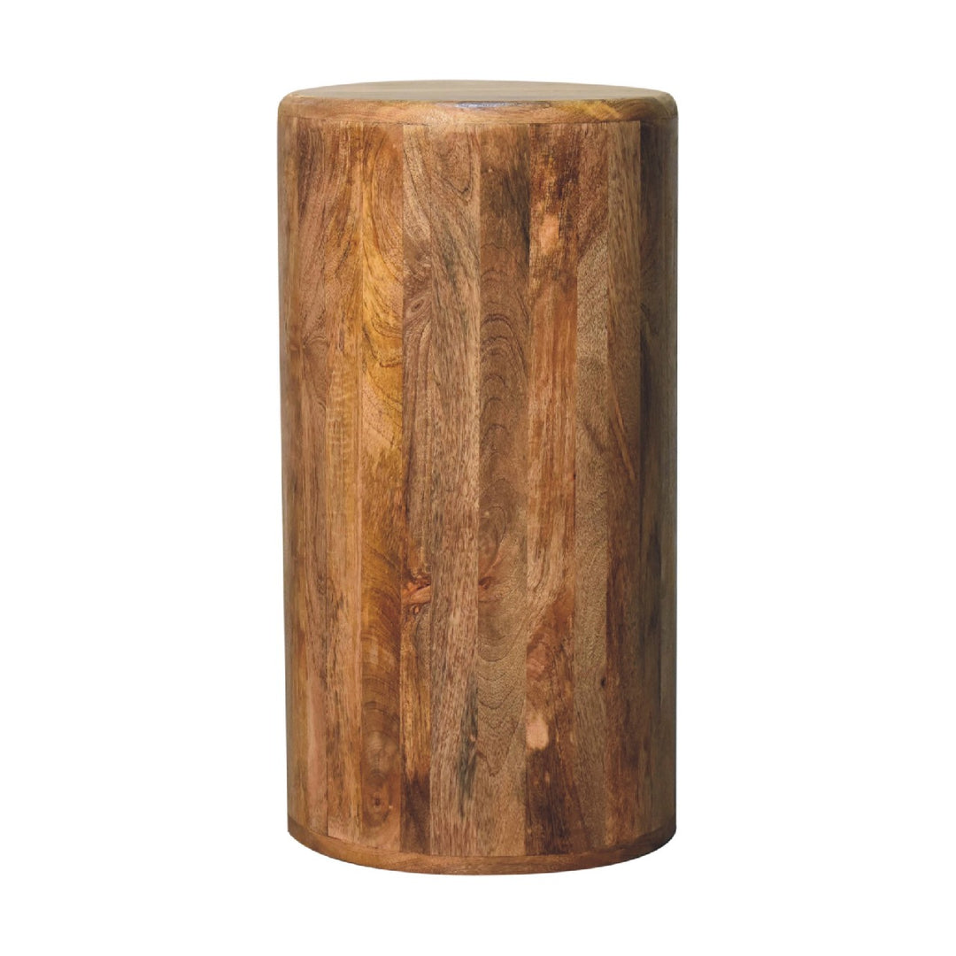 Oak-ish Drum Chest-Smiddy Furniture