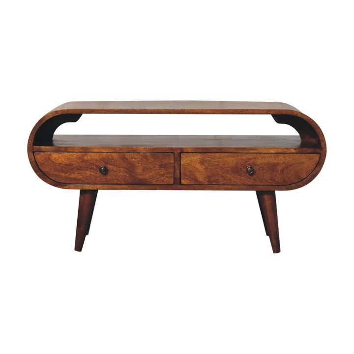 Chestnudt Circular TV Stan-Smiddy Furniture