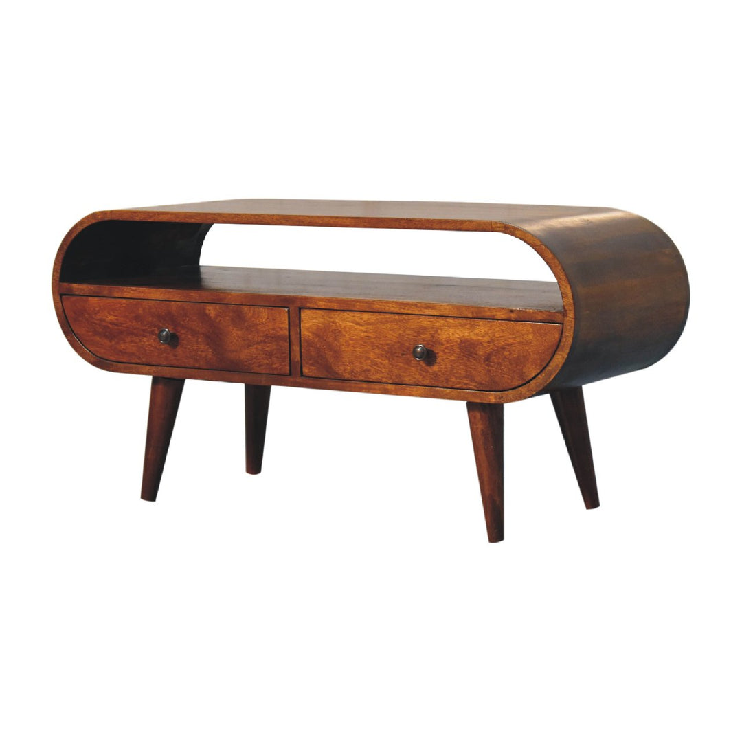 Chestnudt Circular TV Stan-Smiddy Furniture