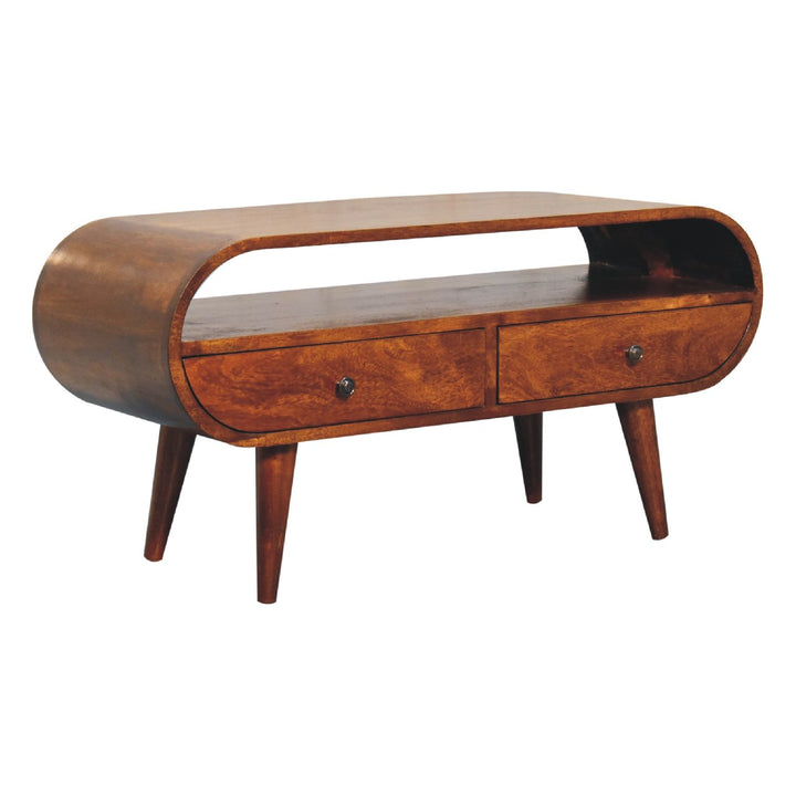 Chestnudt Circular TV Stan-Smiddy Furniture