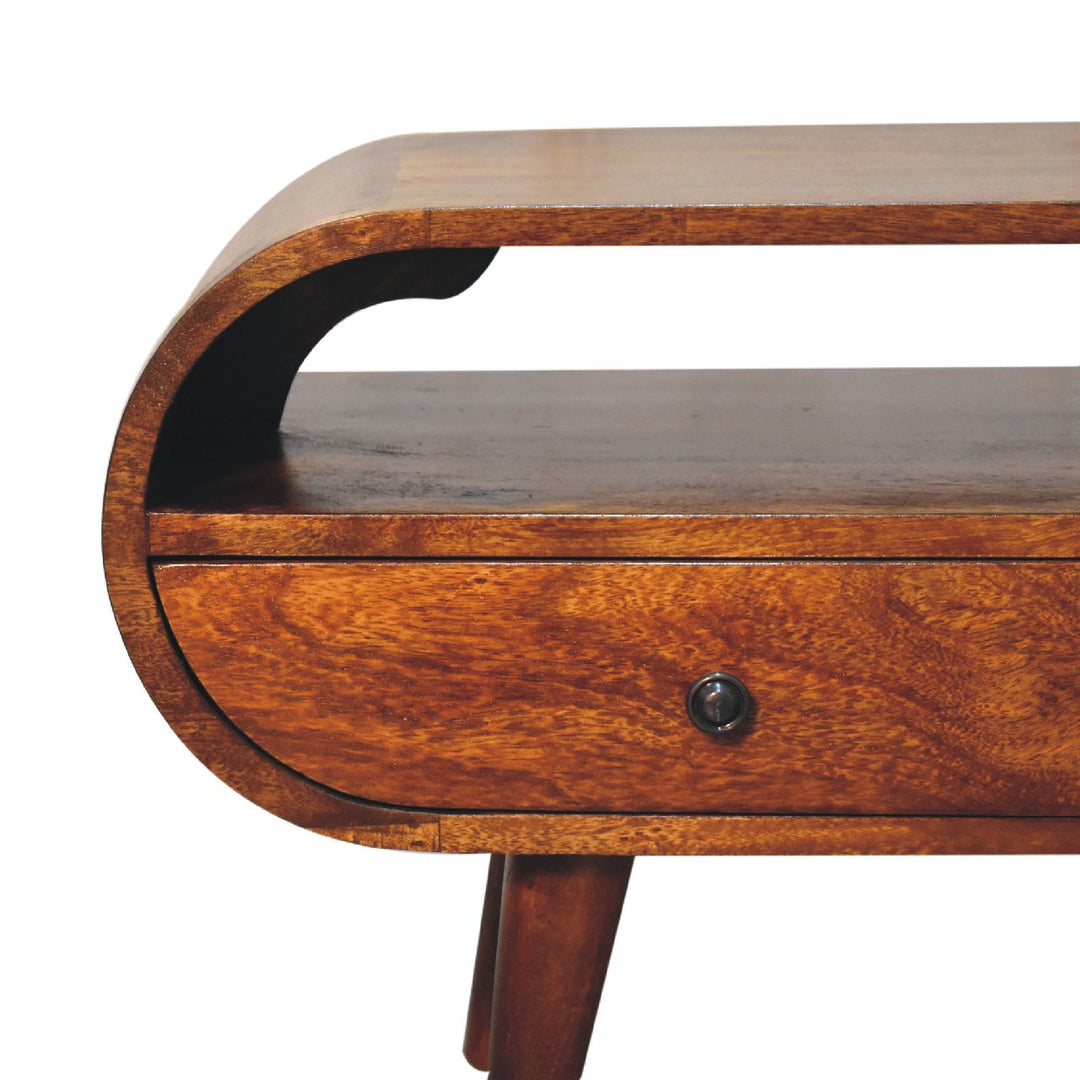 Chestnudt Circular TV Stan-Smiddy Furniture