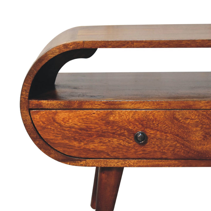 Chestnudt Circular TV Stan-Smiddy Furniture