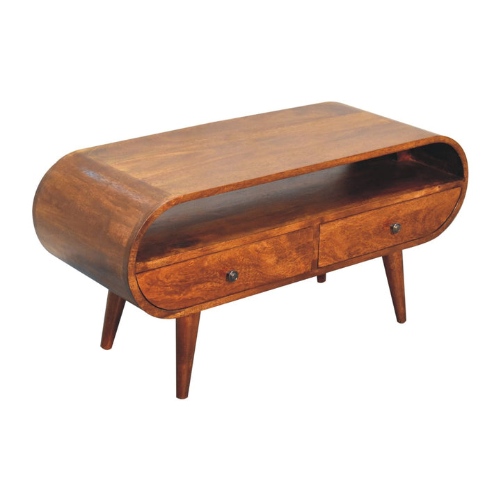 Chestnudt Circular TV Stan-Smiddy Furniture