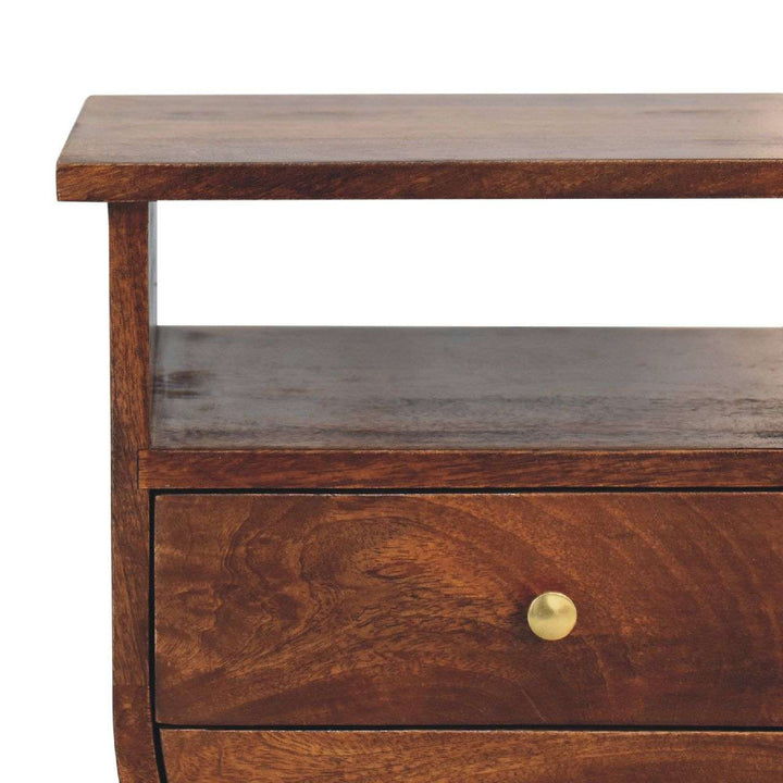 Split Chestnut Bedside - Smiddy Furniture
