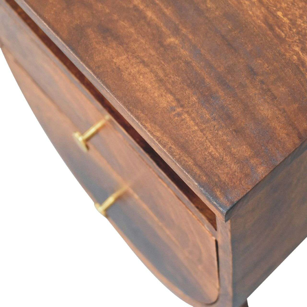 Split Chestnut Bedside - Smiddy Furniture