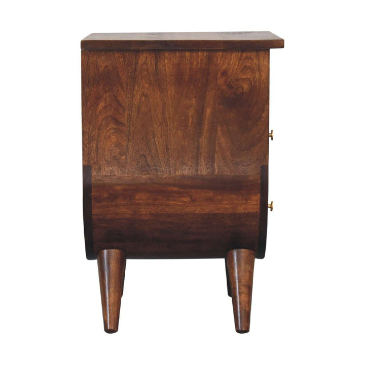 Split Chestnut Bedside - Smiddy Furniture