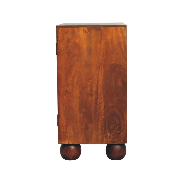 Chestnut Dice Cabinet - Smiddy Furniture