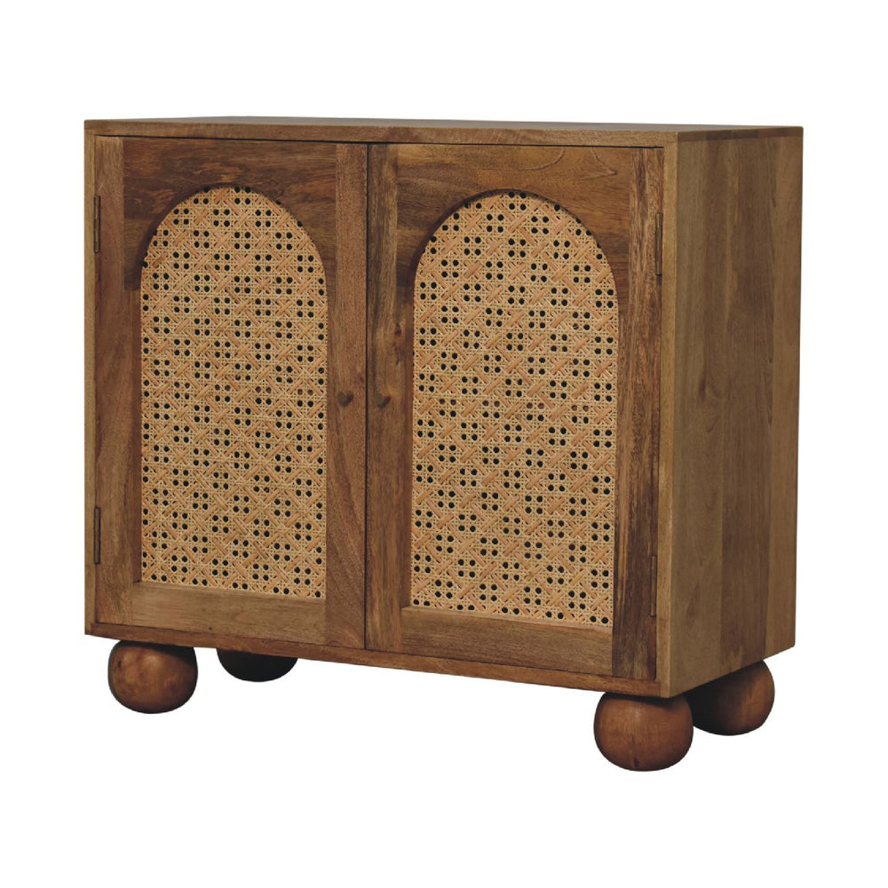 Rattan Ball Cabinet-Smiddy Furniture