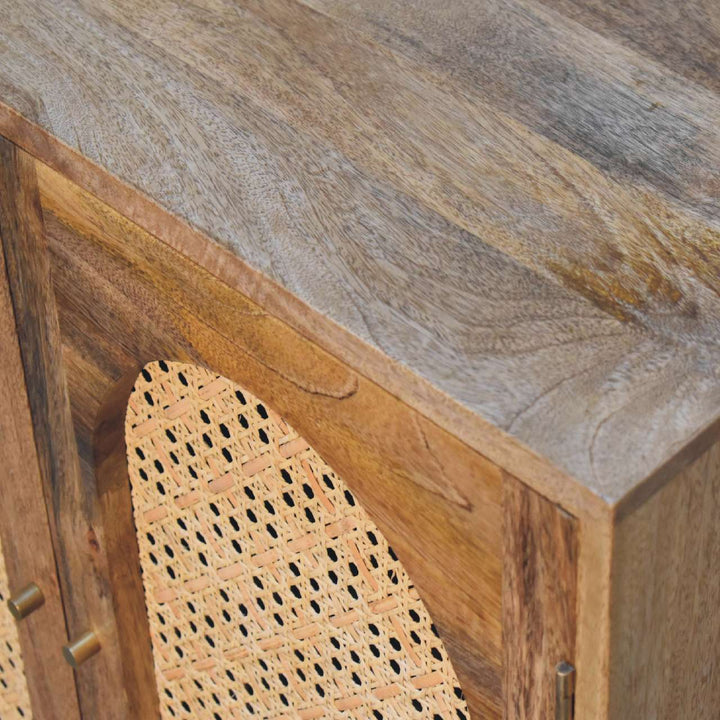 Rattan Ball Cabinet-Smiddy Furniture