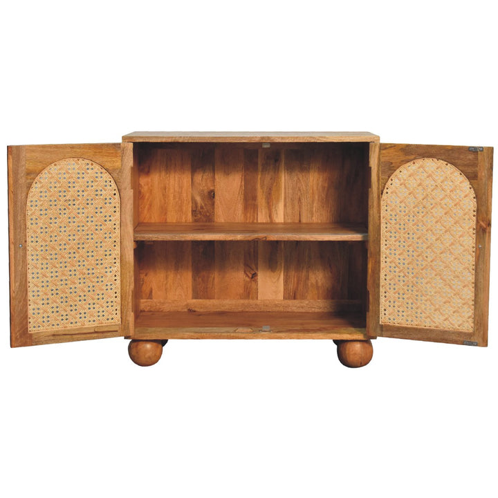 Rattan Ball Cabinet-Smiddy Furniture