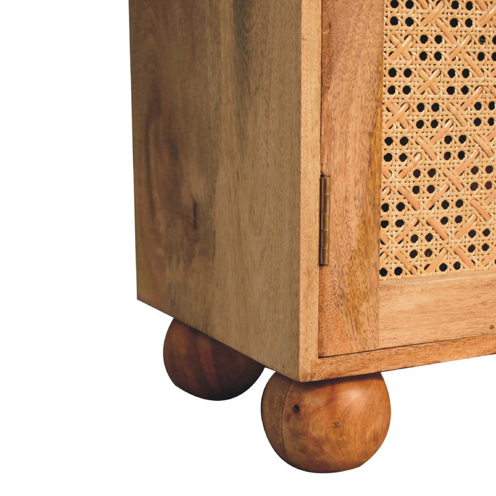 Rattan Ball Cabinet-Smiddy Furniture
