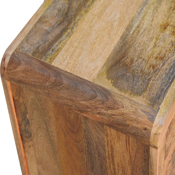 Aspen Oak - ish 3 Drawer Bedside - Smiddy Furniture