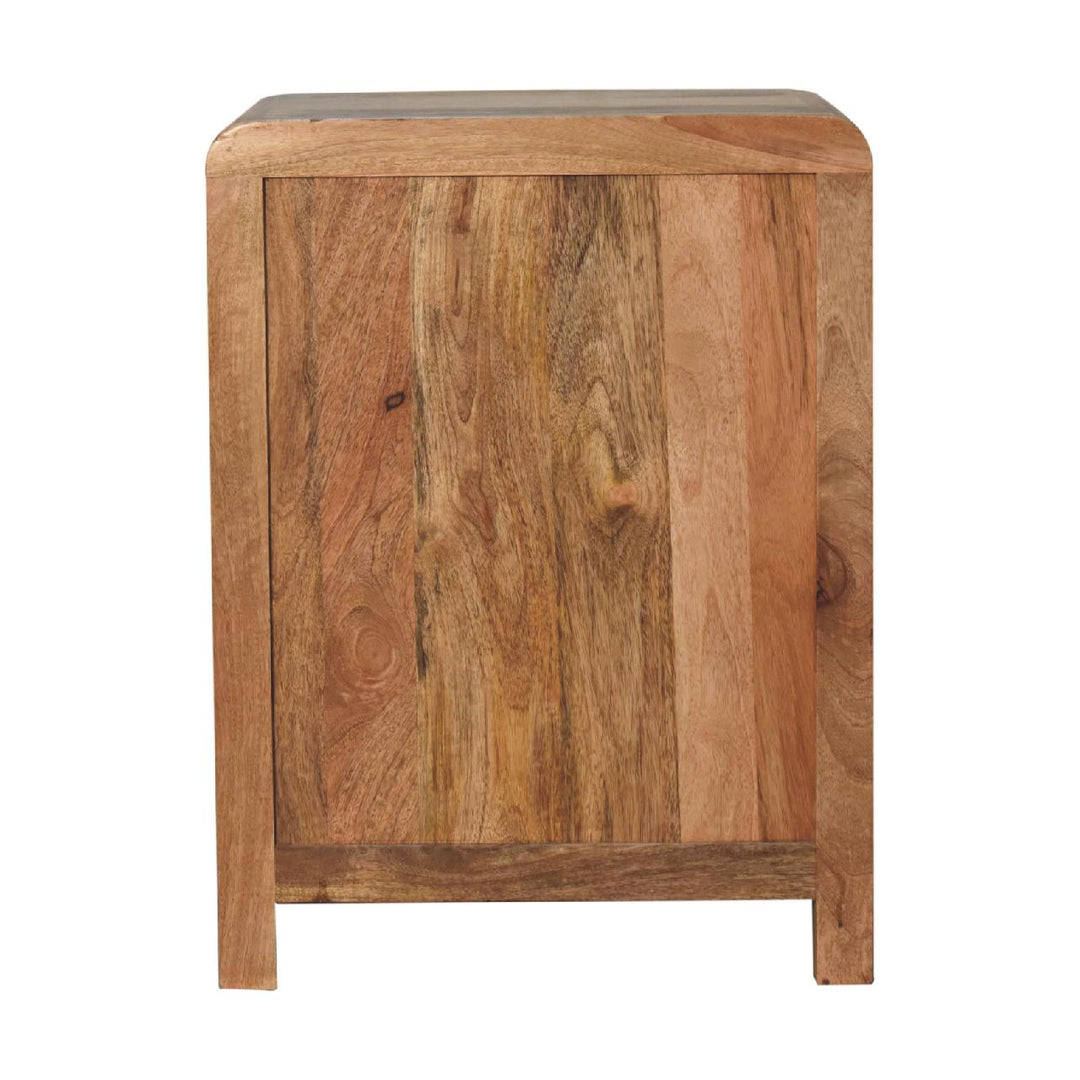 Aspen Oak - ish 3 Drawer Bedside - Smiddy Furniture