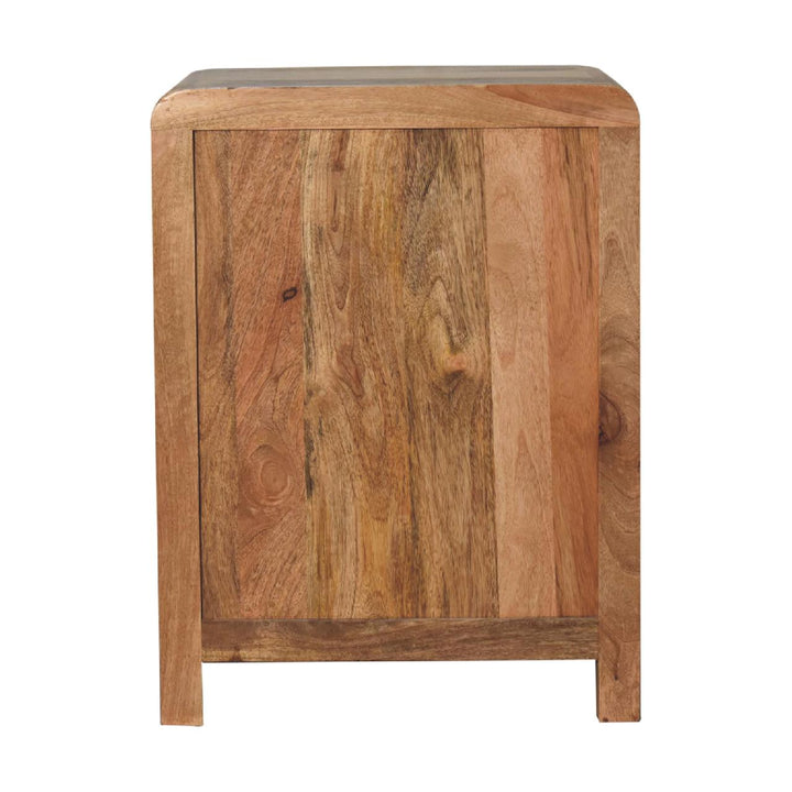 Aspen Oak - ish 3 Drawer Bedside - Smiddy Furniture