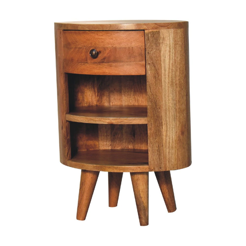 Cortez Oak-ish Bedside-Smiddy Furniture