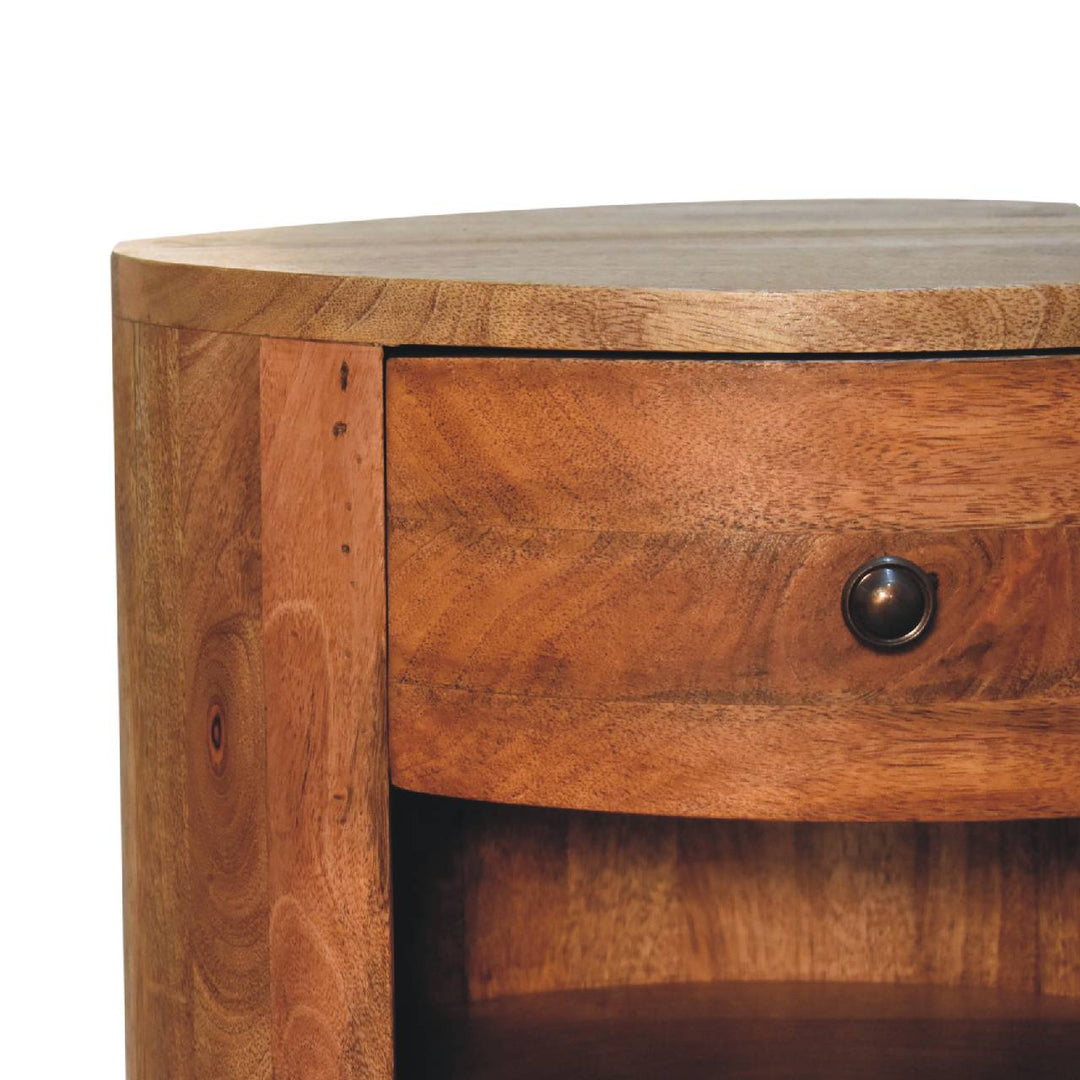 Cortez Oak-ish Bedside-Smiddy Furniture