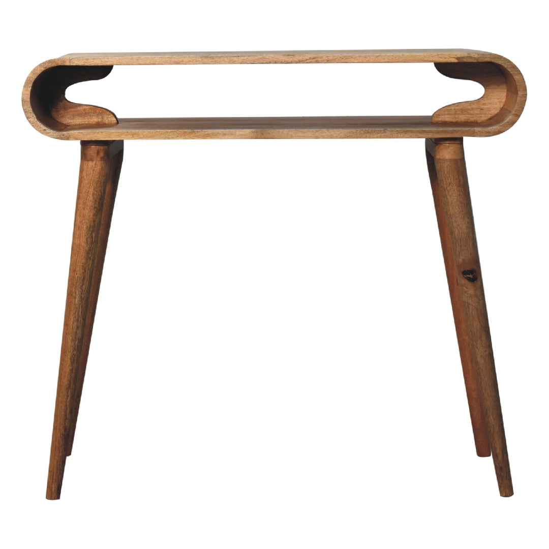 Amaya Oak - ish Nordic Style Console Table - Smiddy Furniture