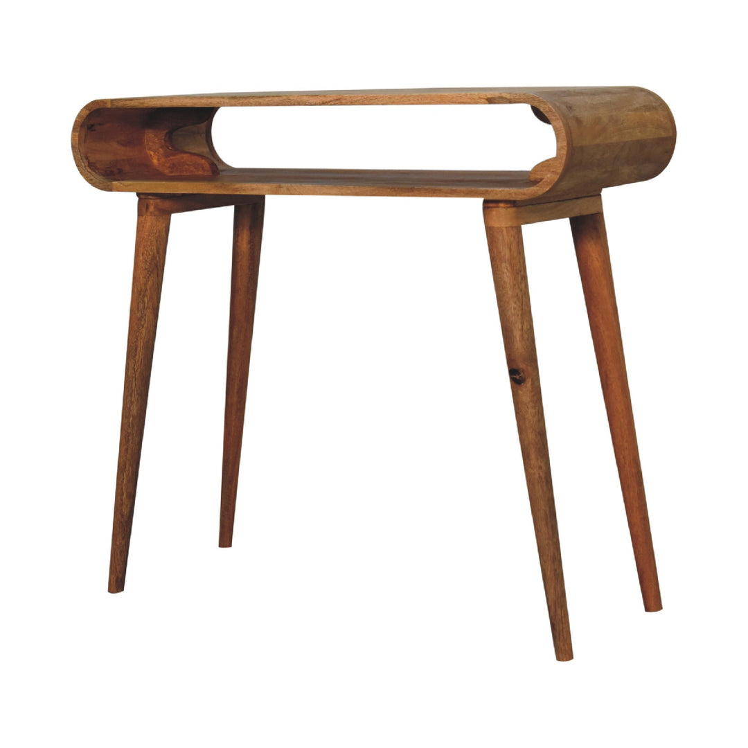 Amaya Oak - ish Nordic Style Console Table - Smiddy Furniture