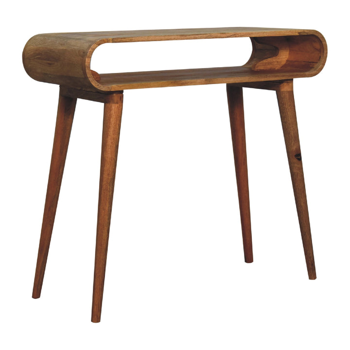Amaya Oak - ish Nordic Style Console Table - Smiddy Furniture