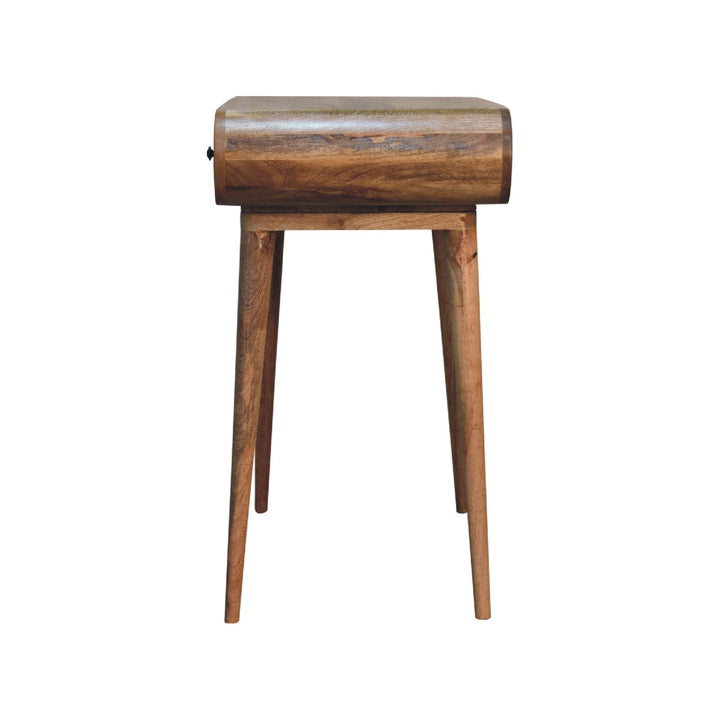 Curved Chestnut Writing Desk - Smiddy Furniture
