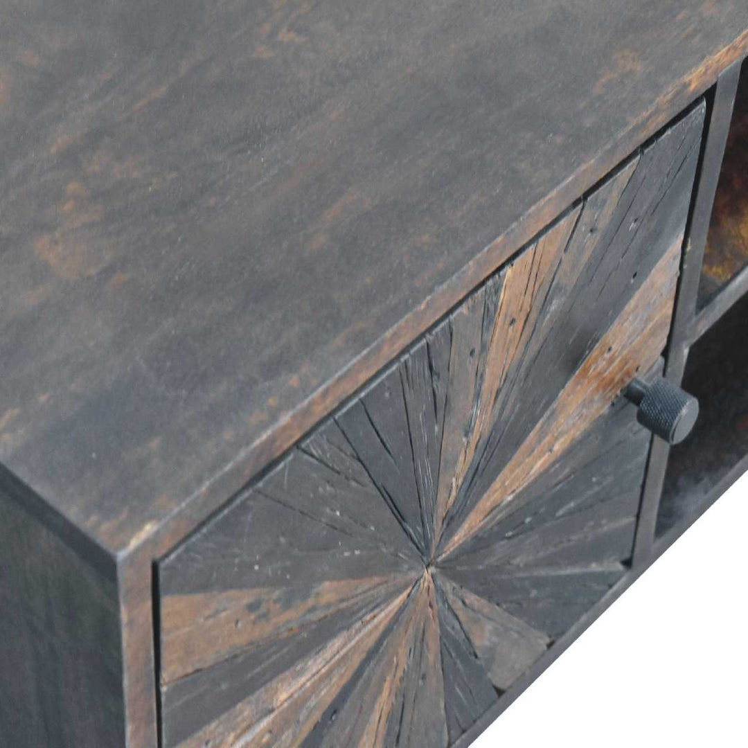 Sunrise Ball Walnut TV Unit - Smiddy Furniture