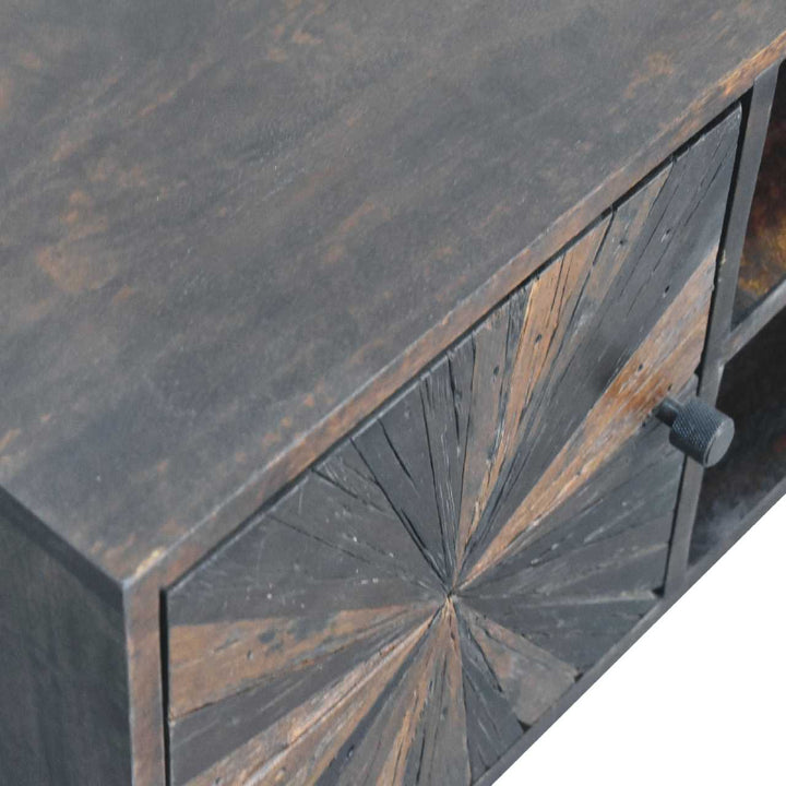 Sunrise Ball Walnut TV Unit - Smiddy Furniture