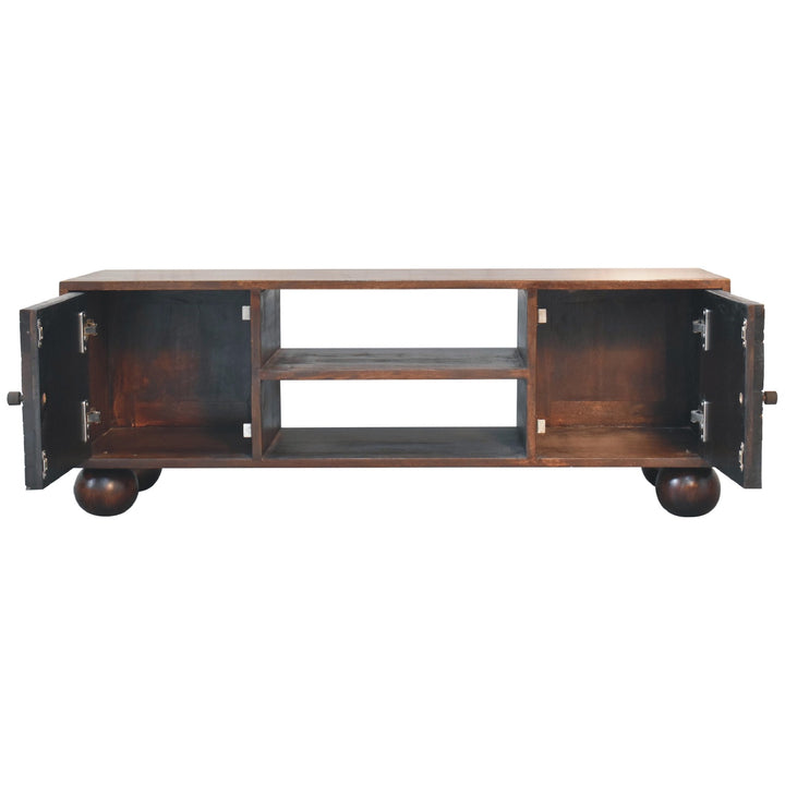 Sunrise Ball Walnut TV Unit - Smiddy Furniture