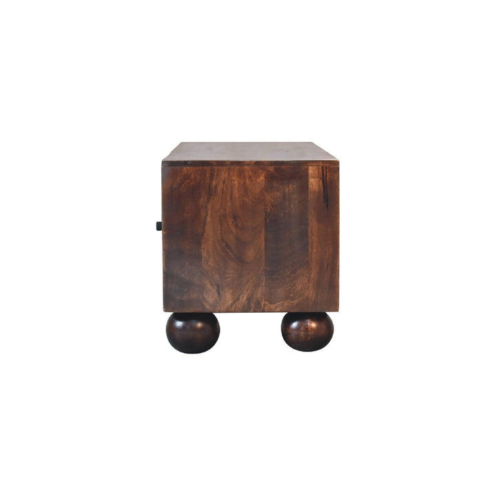 Sunrise Ball Walnut TV Unit - Smiddy Furniture