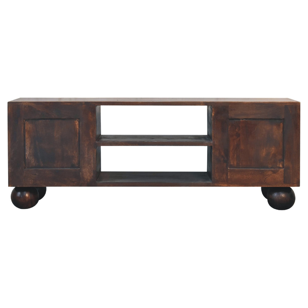 Sunrise Ball Walnut TV Unit - Smiddy Furniture