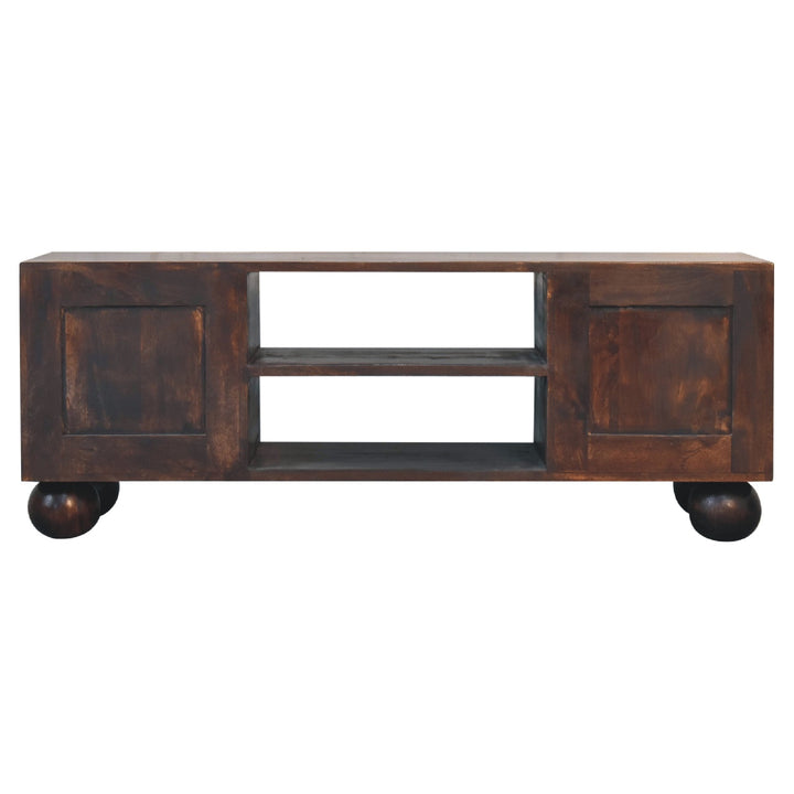 Sunrise Ball Walnut TV Unit - Smiddy Furniture