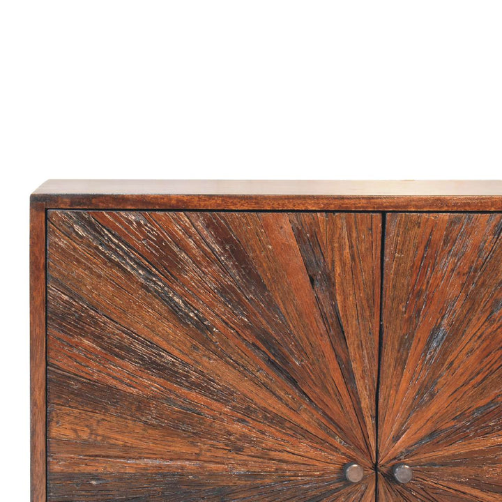Sunrise Ball Walnut Cabinet - Smiddy Furniture