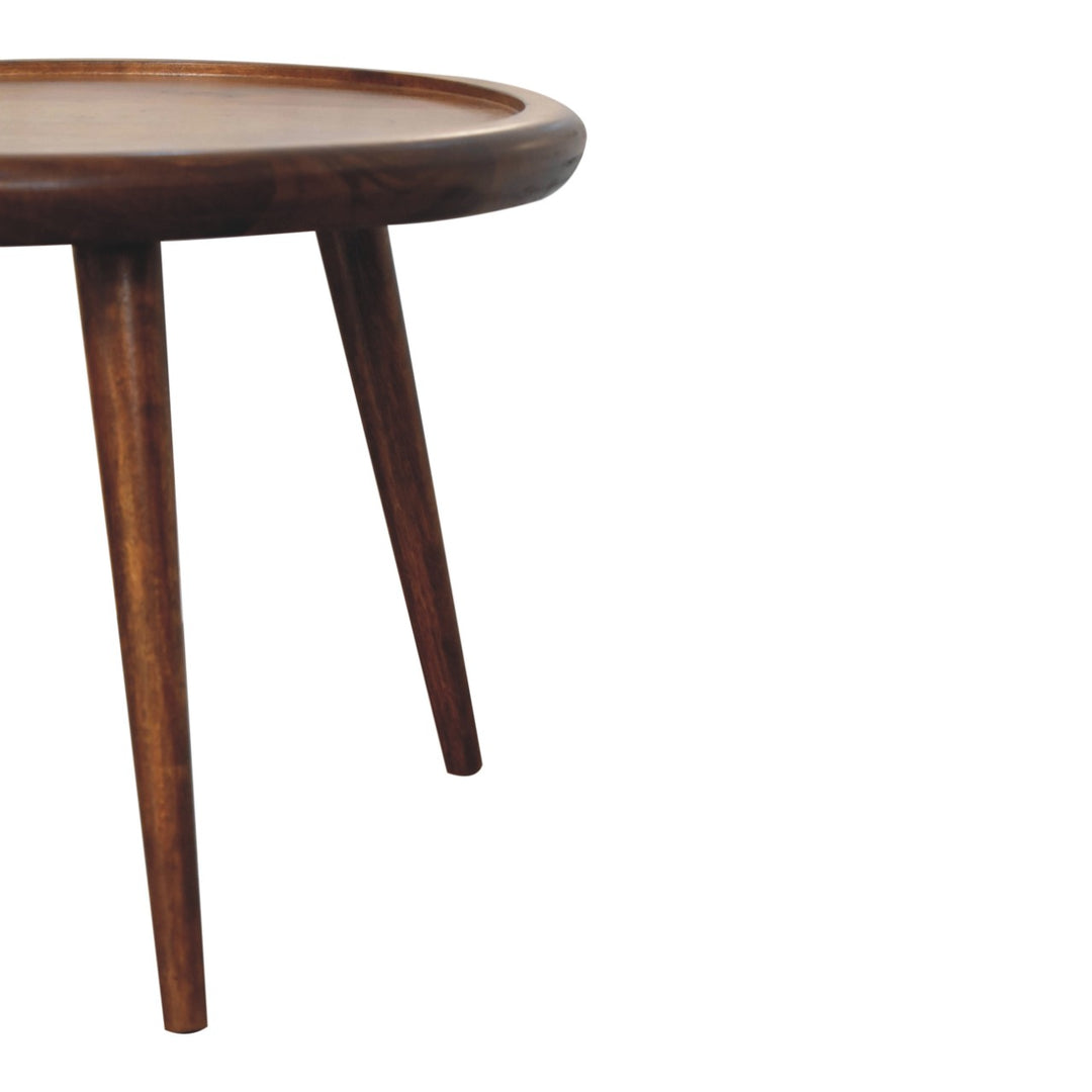 Chestnut Plate Coffee Table-Smiddy Furniture